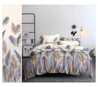 Постельное белье Перышки полисатин, наволочки 70х70см белый